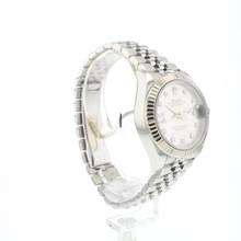 Thumbnail von Rolex Lady-Datejust 28MM Steel Jubilee Fluted Silver Diamond Dial
