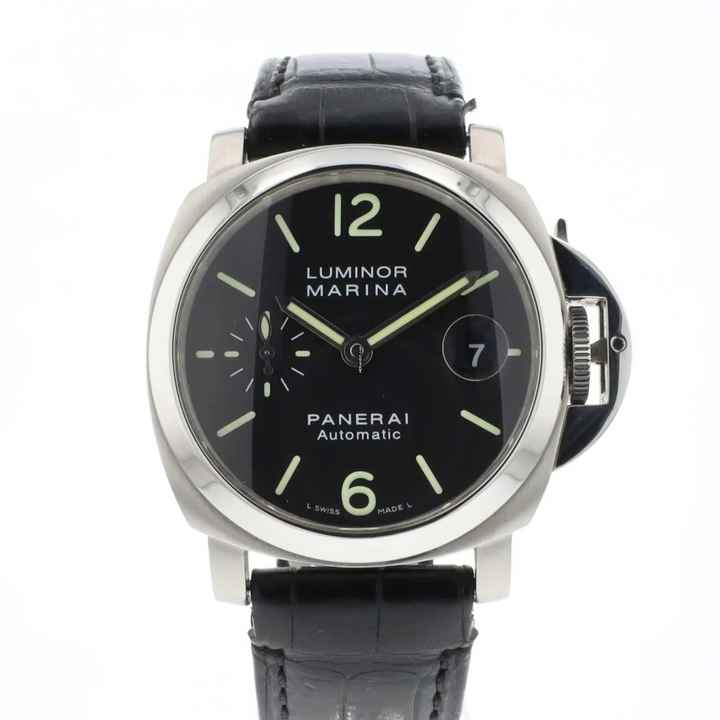  Panerai Luminor Marina Automatic 40 Acciaio Black Dial 