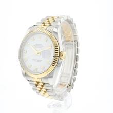 Thumbnail von Rolex Datejust 36 Steel Gold Jubilee Fluted White Diamond Dial