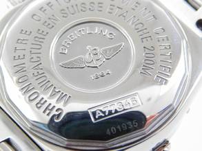 Thumbnail von Breitling Callisto Stahl 36mm mit original Breitling Diamantlünette und MOP Diamond im Best Zustand Factory Diamond Bezel and Dial