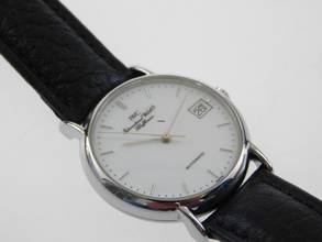 Thumbnail von IWC Portofino Automatic Edelstahl Datum 34 mm im Top Zustand Automatik mit Lederband