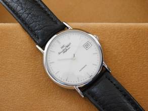 Thumbnail von IWC Portofino Automatic Edelstahl Datum 34 mm im Top Zustand Automatik mit Lederband