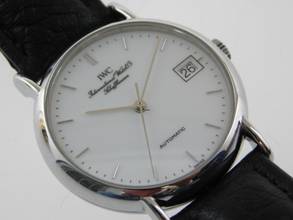 Thumbnail von IWC Portofino Automatic Edelstahl Datum 34 mm im Top Zustand Automatik mit Lederband