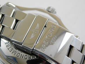 Thumbnail von Breitling Superocean 42 black 1500m im Top Zustand mit Stahlband und Box schwarzes Zifferblatt und Stahlband