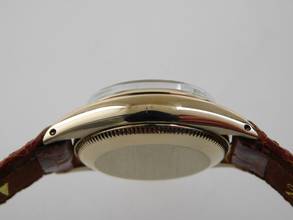 Thumbnail von Rolex Oyster Perpetual Lady Oyster Perpetual 18 Karat Gelbgold 25mm Damenuhr sehr selten von 1962