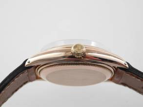 Thumbnail von Rolex Oyster Perpetual 34 Medium massiv 18 Kt Rosegold 34 mm v 1945 im Top Zustand