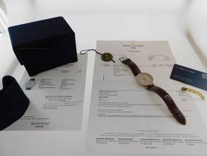 Thumbnail von Breitling Navitimer 1 Automatic 38mm Stahl - 18 Karat Rosegold im Full Set Top Zustand Krokoband Box Papiere komplett 11/2021