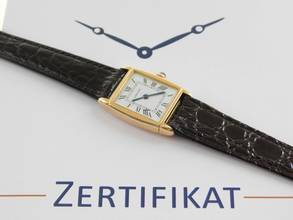 Thumbnail von Cartier Tank Reverso Paris seltenst mit Handaufzug Damenuhr 19 x 27,5mm