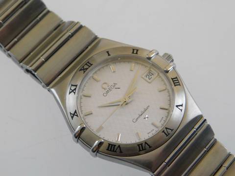  Omega Constellation Herrenuhr 34mm im Top Zustand volles original Omega Stahlband 