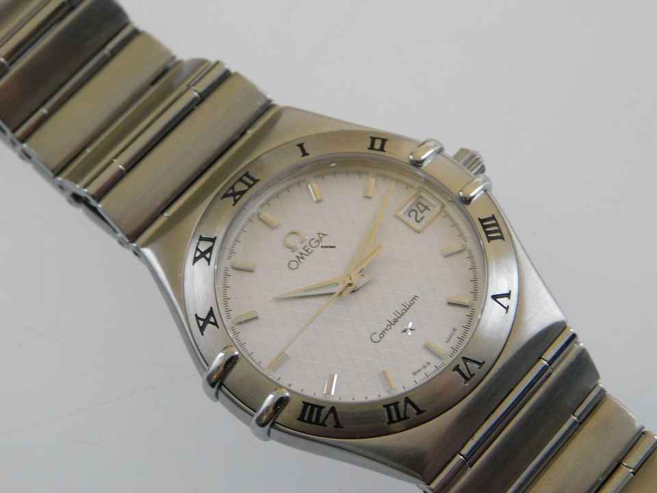  Omega Constellation Herrenuhr 34mm im Top Zustand volles original Omega Stahlband 