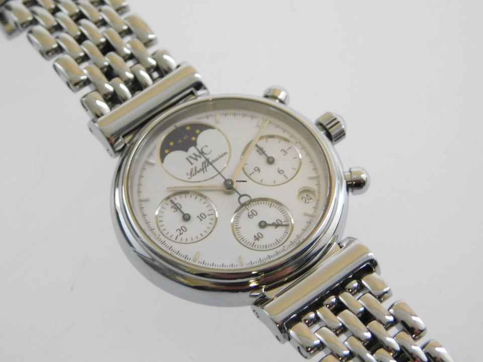  IWC Da Vinci Chronograph Damenuhr mit original IWC Stahlband und Faltschließe wie Neu Top Zustand aus Privatbesitz 