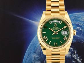 Thumbnail von Rolex Day-Date 40 228238 Green Roman Dial - New 2025