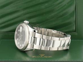 Thumbnail von Rolex Datejust 36 116234 Black Dial With Big Diamonds - Full Set 36mm