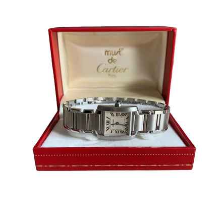  Cartier Tank Française 2300 Lady 20MM quartz 