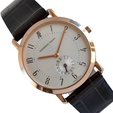  Audemars Piguet Classic date OR25660 Silver dial rose gold 18KT 