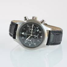 Thumbnail von IWC Fliegeruhr Chronograph Pilot IW3740 chronograph date black dial quartz 1988 Full Set