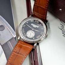 Thumbnail von Patek Philippe Calatrava 5022G Small second black guilloche dial white gold 18KT Full Set