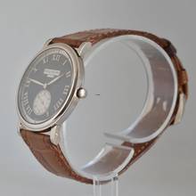 Thumbnail von Patek Philippe Calatrava 5022G Small second black guilloche dial white gold 18KT Full Set