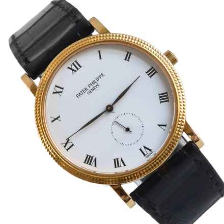  Patek Philippe Calatrava 3919 white dial yellow gold 18KT Full Set 