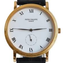Thumbnail von Patek Philippe Calatrava 3919 white dial yellow gold 18KT Full Set