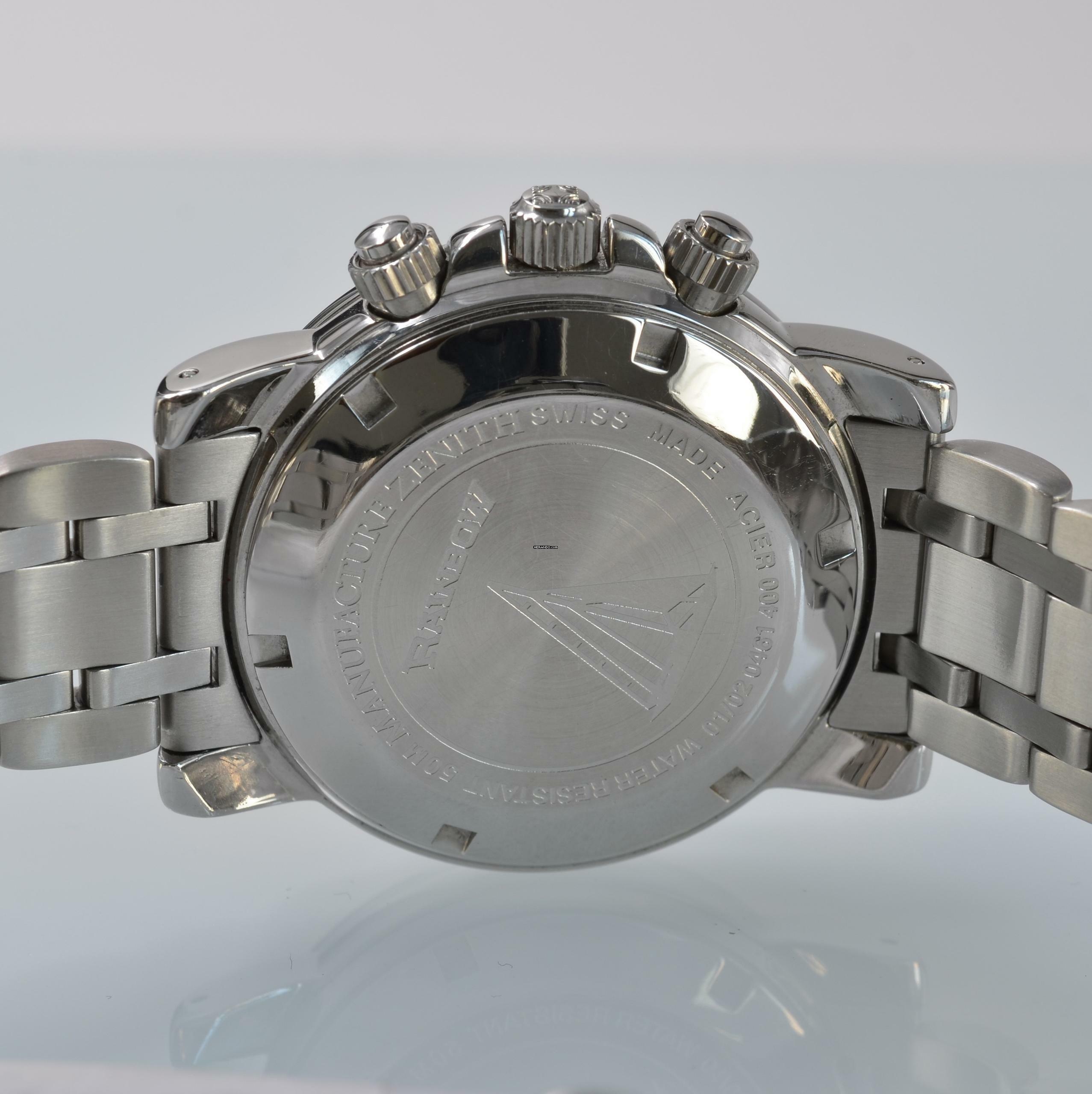 Thumbnail von Zenith El Primero Chronograph Rainbow chronograph black dial Full Set