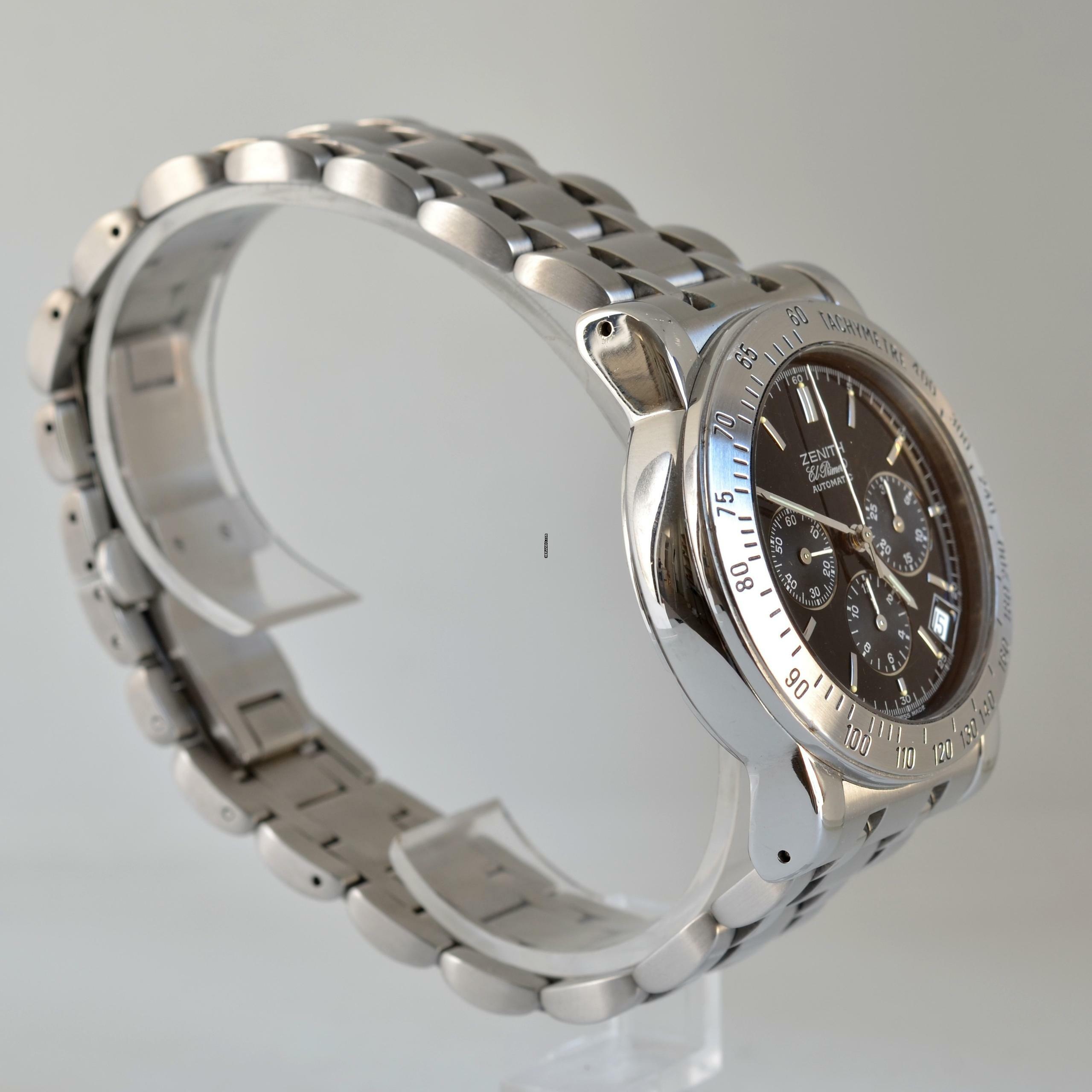 Thumbnail von Zenith El Primero Chronograph Rainbow chronograph black dial Full Set