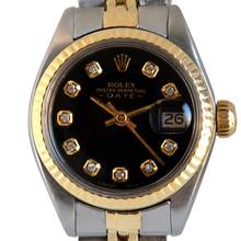 Thumbnail von Rolex Lady-Datejust Date 6917 Ladies 26MM black diamonds dial 1977