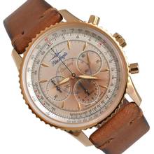 Thumbnail von Breitling Montbrillant Navitimer Montbrillant Blue Angels chronograph pink gold 18KT Full Set