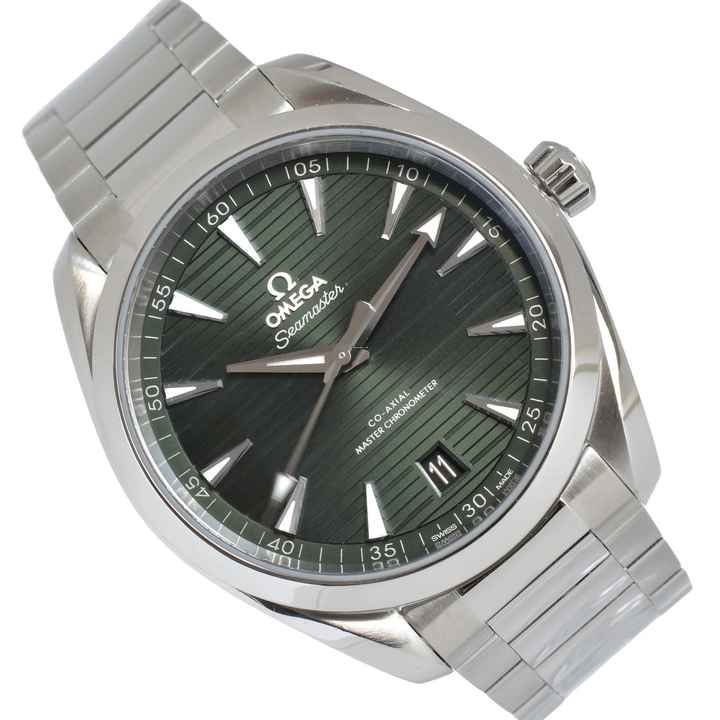  Omega Seamaster Aqua Terra 41MM green dial Full Set TOP Condition 