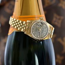 Thumbnail von Rolex Lady-Datejust 69178 Ladies 26MM Factory diamonds dial gold 18KT Full Set TOP Condition