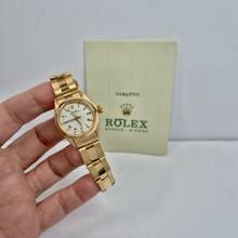Thumbnail von Rolex Oyster Perpetual 26 26mm Full Yellow Gold Vintage Automático Completo