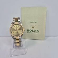 Thumbnail von Rolex Oyster Perpetual 34 34mm Ouro & Aço Automático Completo