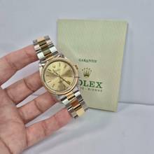 Thumbnail von Rolex Oyster Perpetual 34 34mm Ouro & Aço Automático Completo