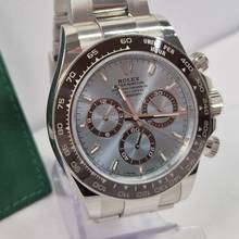 Thumbnail von Rolex Daytona Platina Open Caseback Ice Blue 40mm Automático Completo