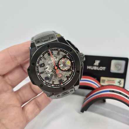  Hublot Big Bang Ferrari Unico Ferrari Ceramic Limited Edition 45mm Completo 