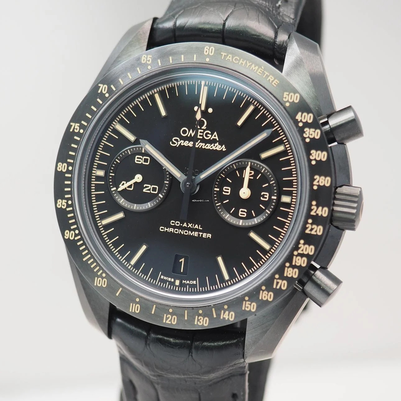  Omega Speedmaster Dark Side Of The Moon Ceramic Box+Papiere 