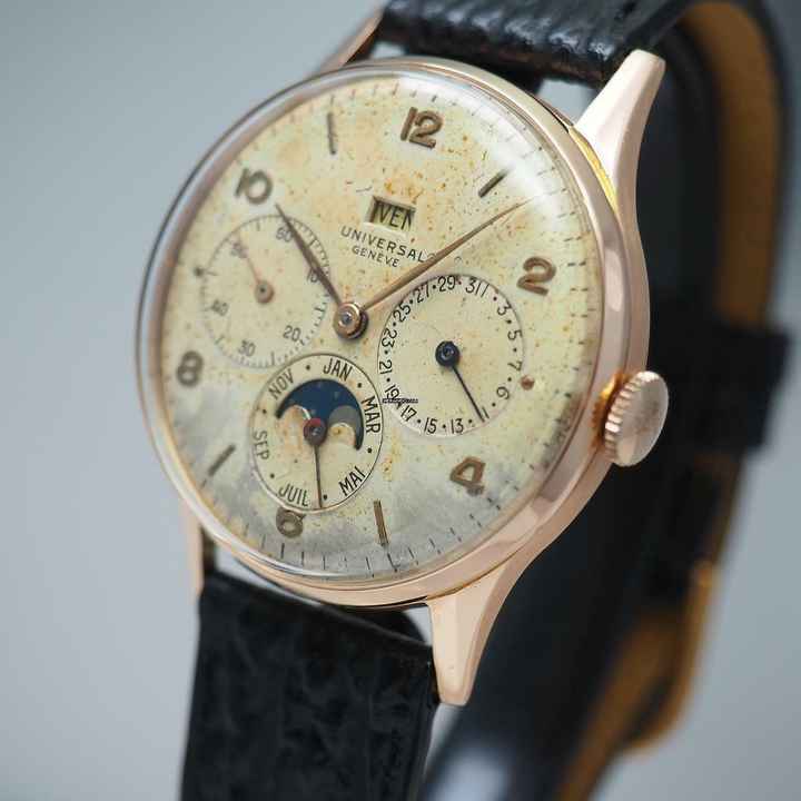  Universal Genève Triple Calendar moonphase RoseGold 18k/750 Ref.: 11312 