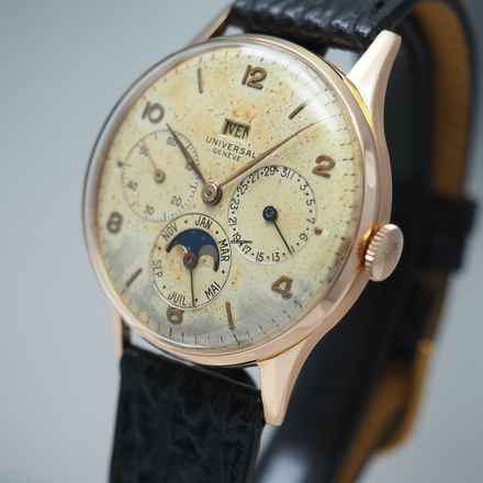  Universal Genève Triple Calendar moonphase RoseGold 18k/750 Ref.: 11312 