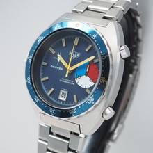 Thumbnail von Heuer Skipper Chronograph 15640 Stahl/Heuer Stahlband top