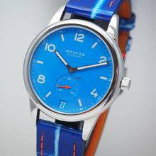 Thumbnail von NOMOS Club Automat Datum Signalblau Ref.: 777 Box+Papiere 2024 Full Set
