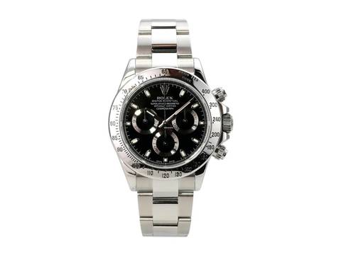  Rolex Daytona Edelstahl 116520 Schwarz 