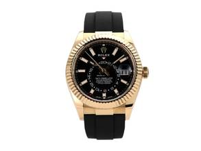 Thumbnail von Rolex Sky-Dweller Gelbgold / Oysterflex Ref. 326238 Schwarz