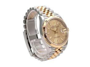 Thumbnail von Rolex Datejust 36 Oystersteel / Gelbgold Ref. 126233 golden Riffelmuster Jubile-Band