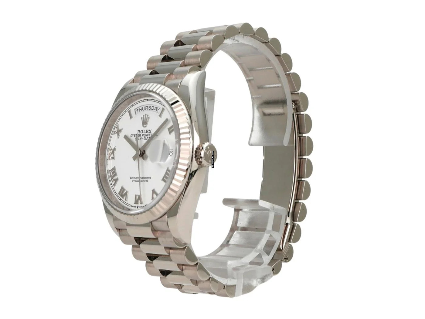 Thumbnail von Rolex Day-Date 36 Weißgold Ref. 128239 Weiß Römisch