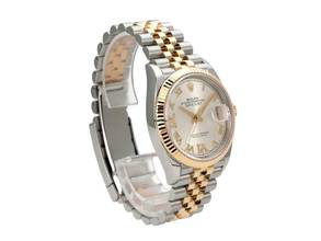 Thumbnail von Rolex Datejust 36 Oystersteel / Gelbgold 126233 Silber Römisch Diamant Jubile-Band