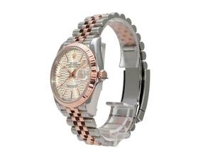 Thumbnail von Rolex Datejust 36 Oystersteel / Everose-Gold Ref. 126231 Silber Riffelmuster Jubile-Band