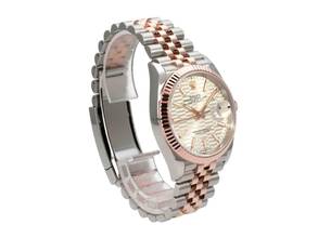 Thumbnail von Rolex Datejust 36 Oystersteel / Everose-Gold Ref. 126231 Silber Riffelmuster Jubile-Band
