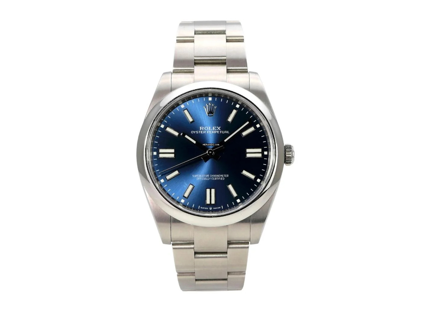 Rolex Oyster Perpetual 41 Ref. 124300 Zifferblatt Blau
