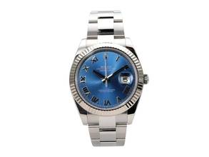 Thumbnail von Rolex Datejust 41 Ref. 126334 Edelstahl / Weißgold Blau Römisch Oyster-Band