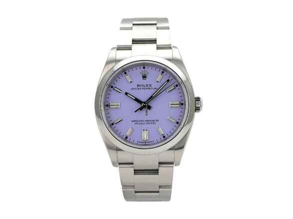  Rolex Oyster Perpetual 36 Ref. 126000 Zifferblatt Lavender 